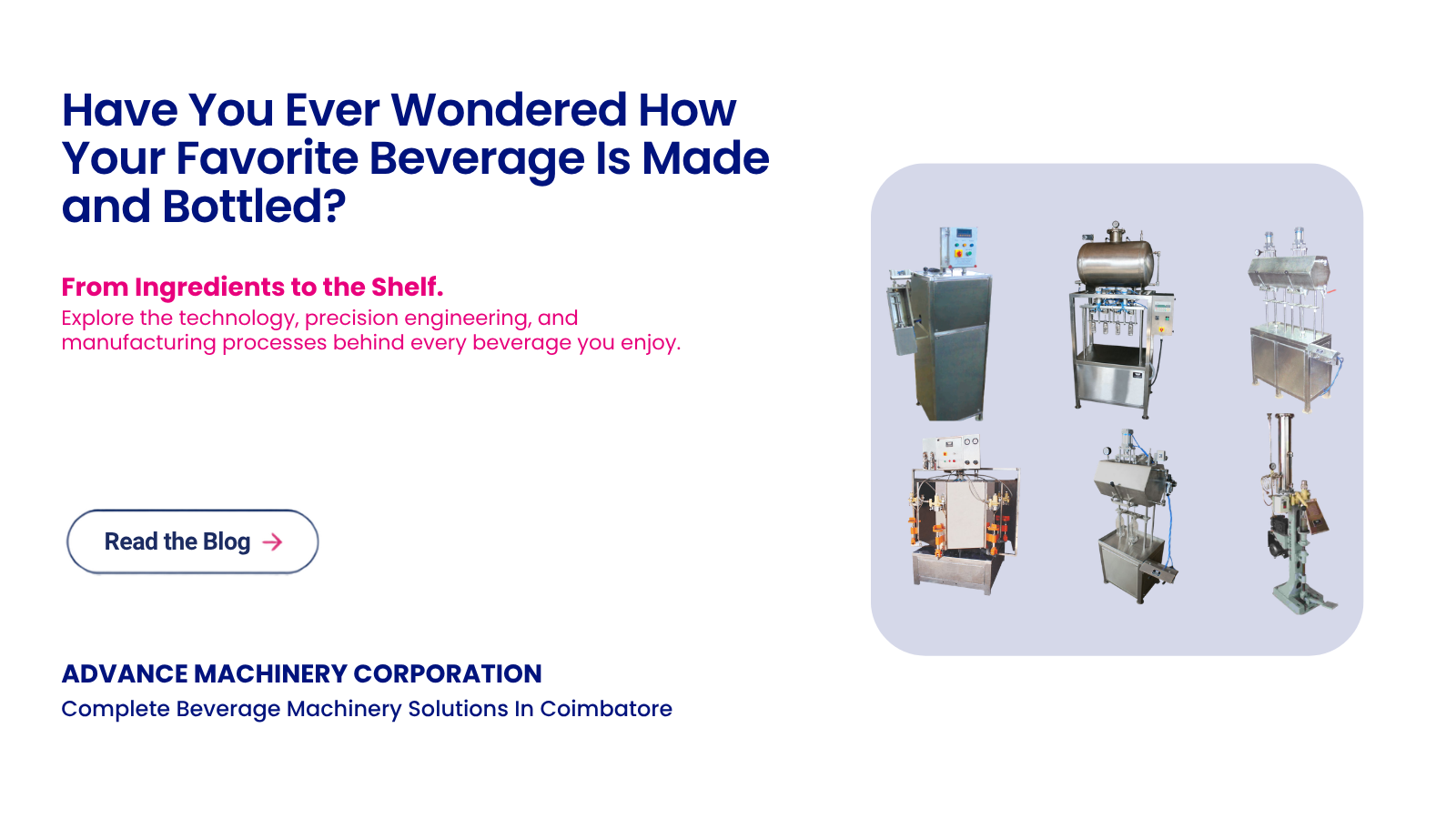 Advance machinery corporation blog